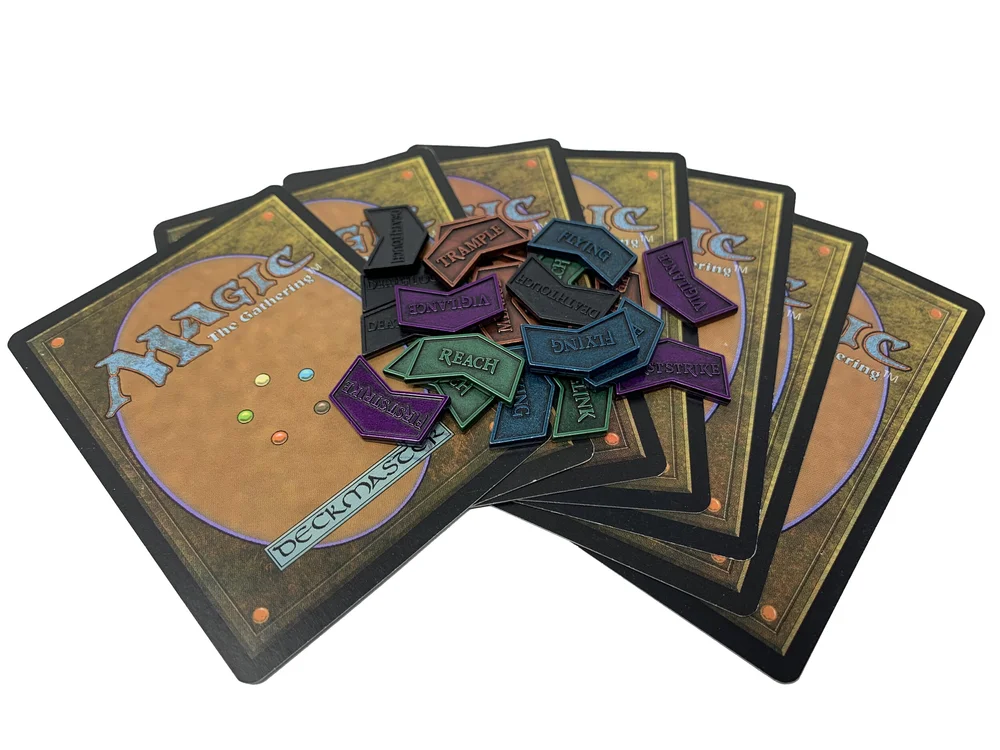 mtg keyword counter cards Counters (5ct) for Magic: The Gathering 5x Reach 72 Pieces MTG Keyword Counters