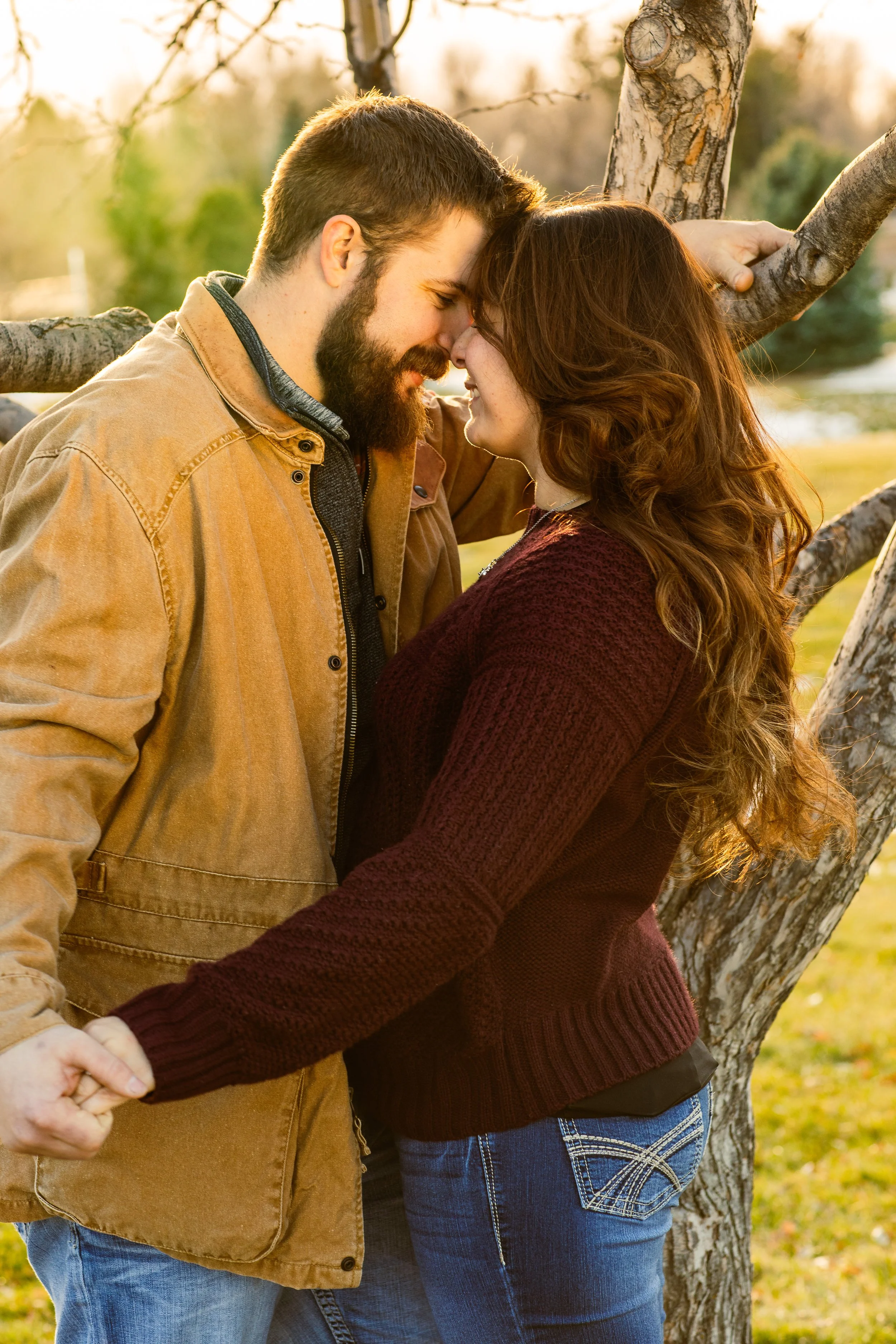Outdoor Couples Engagement Pictures Photographers Gillette Wyoming