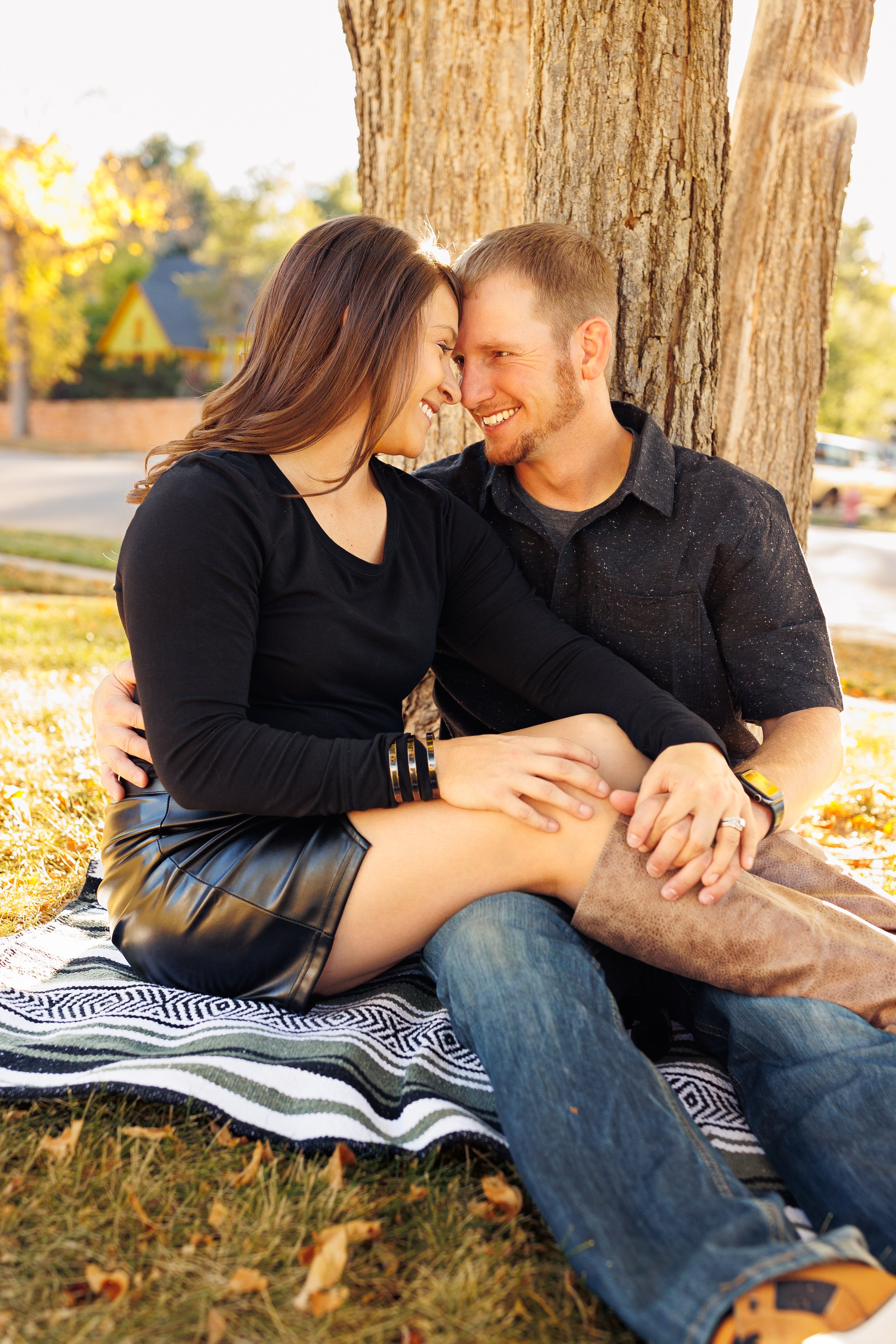 Outdoor Couples Engagement Pictures Photographers Gillette Wyoming