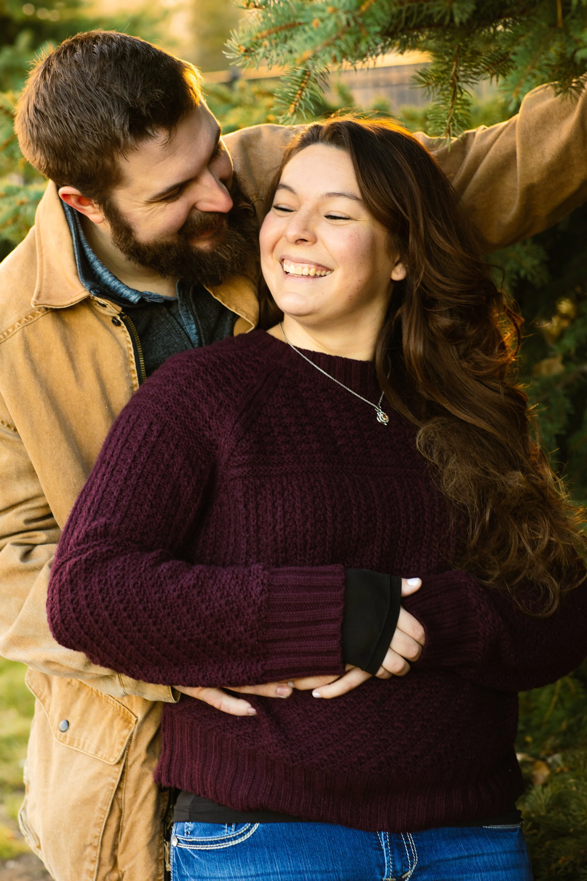 Outdoor Couples Engagement Pictures Photographers Gillette Wyoming