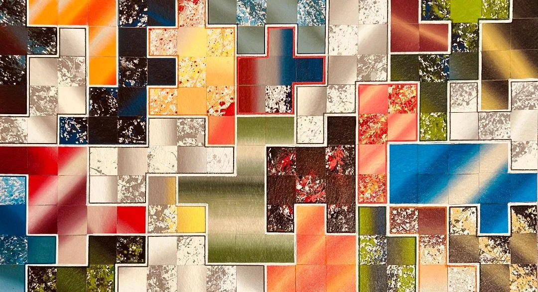 Symphony of Synchronicity 36 x 20 Acrylic
