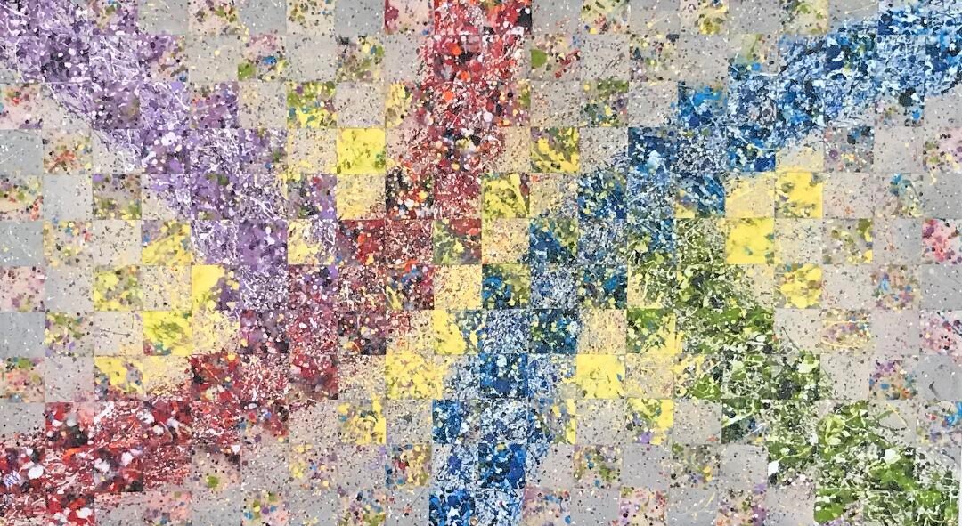 Collide 240 (Old) 59w x 33h Acrylic