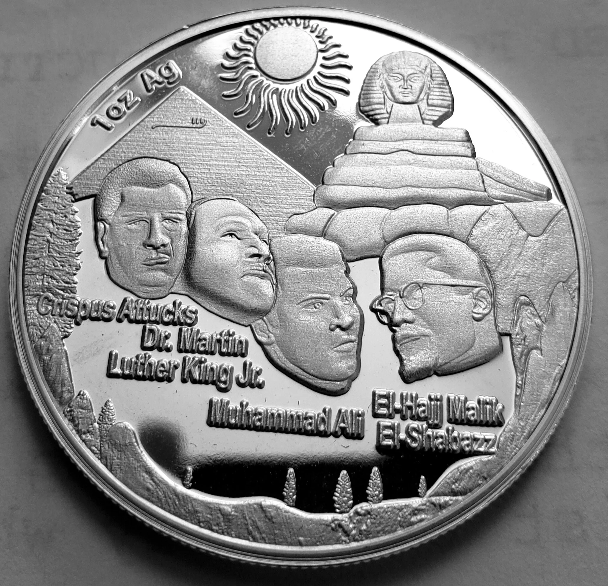 BOLDLY LIBERATING AFRICAN-AMERICAN COIN of KNOWLEDGE