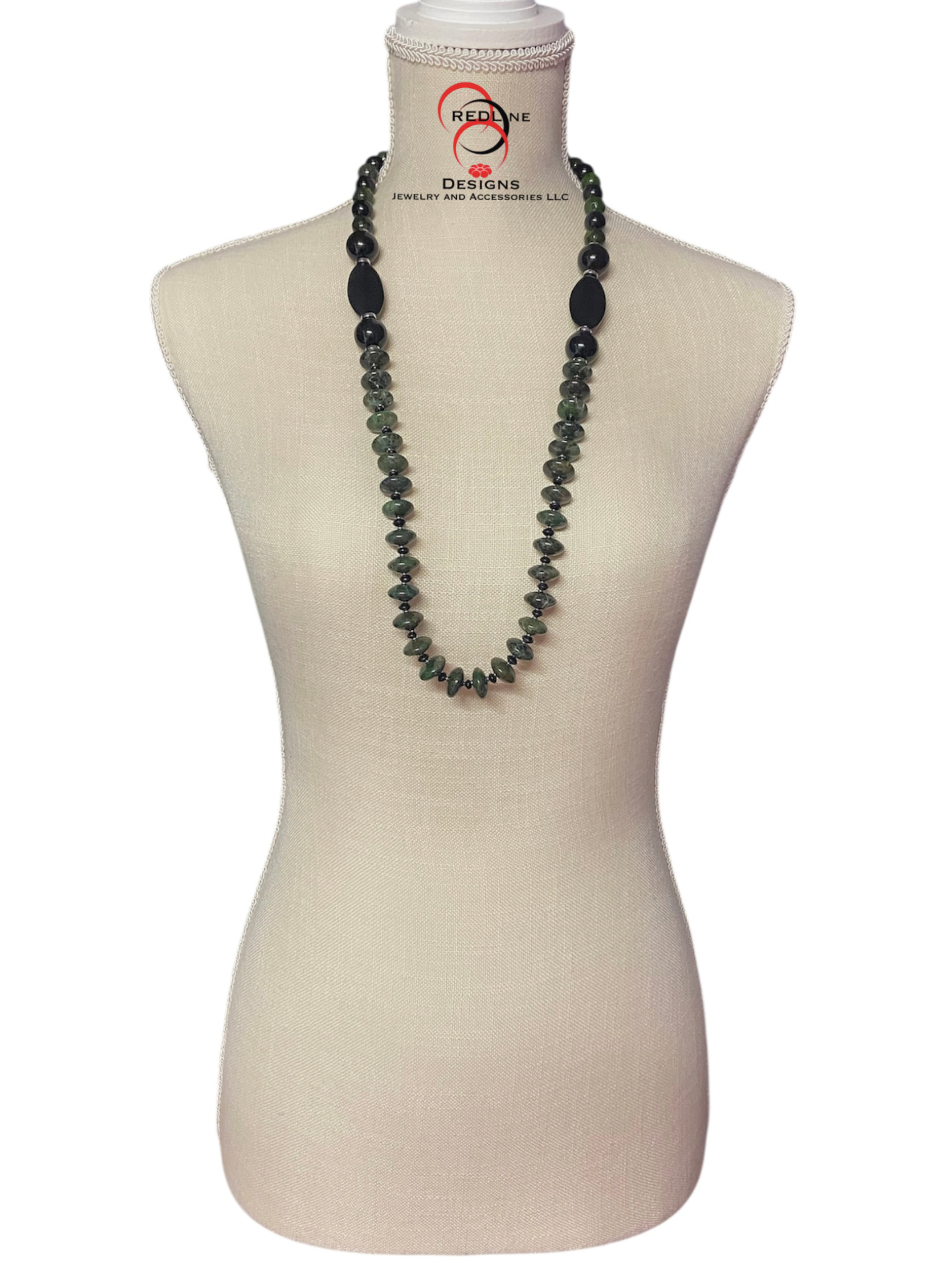 Dark Green Opal Necklace Set Item #N112