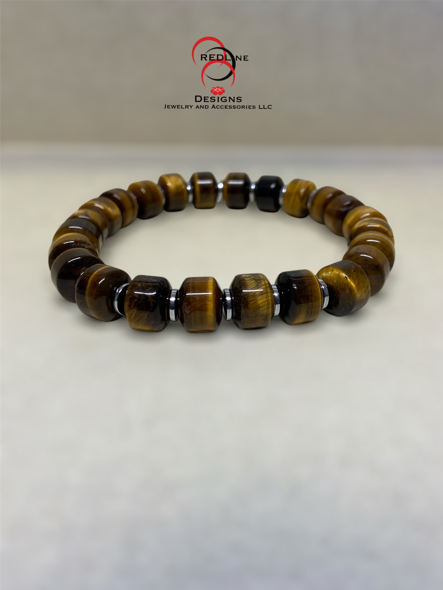 Men's Brown Tiger's Eye Bracelet Item# M118