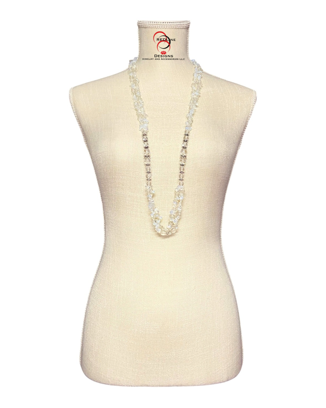 Clear Quartz and Moonstone Gemstone Set Item#N61