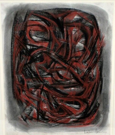 Point/Counterpoint 7 - Mixed Media - 9"x12"