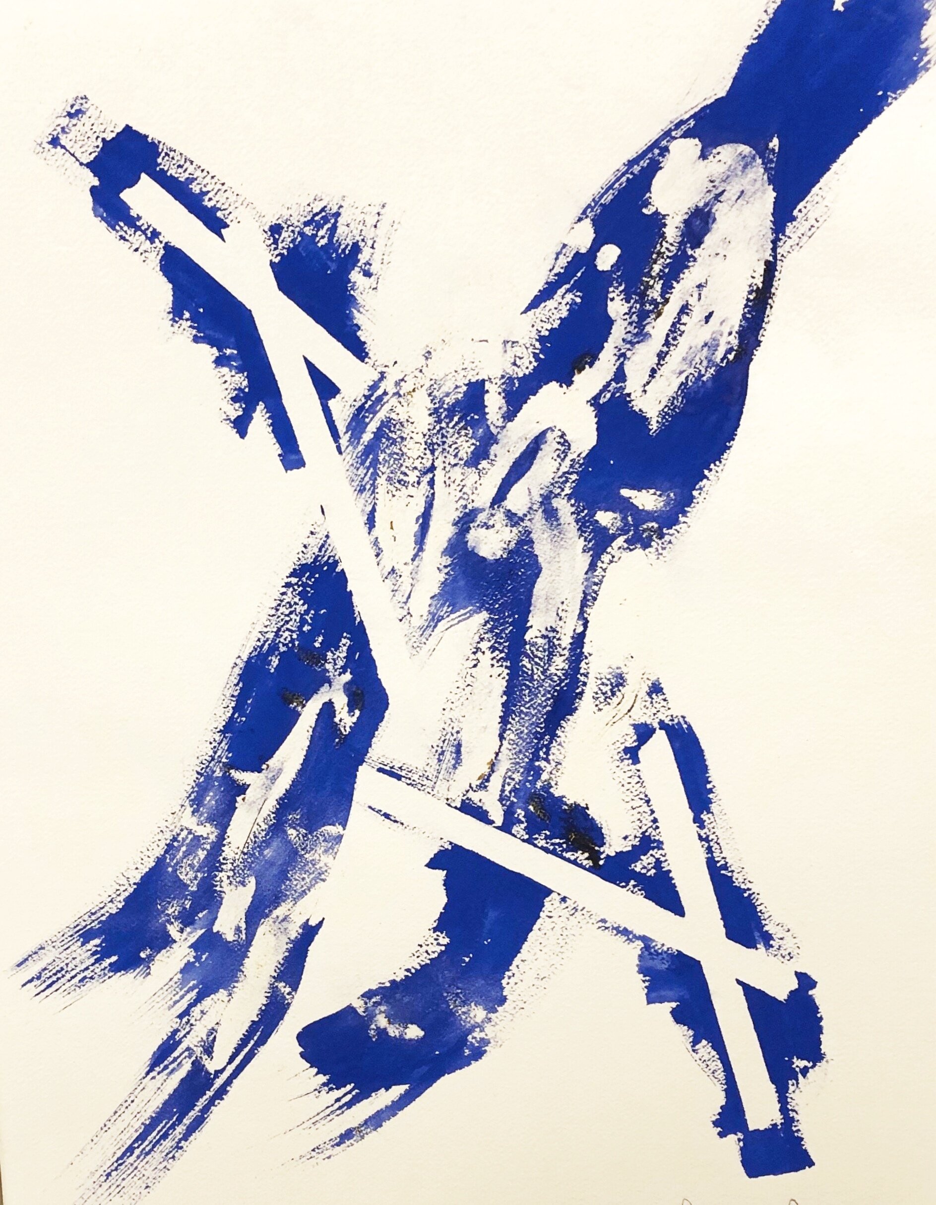 "Thunderbolt" - Gouache - 16"x20"