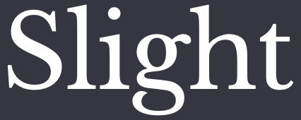 Slight - Ghost Template