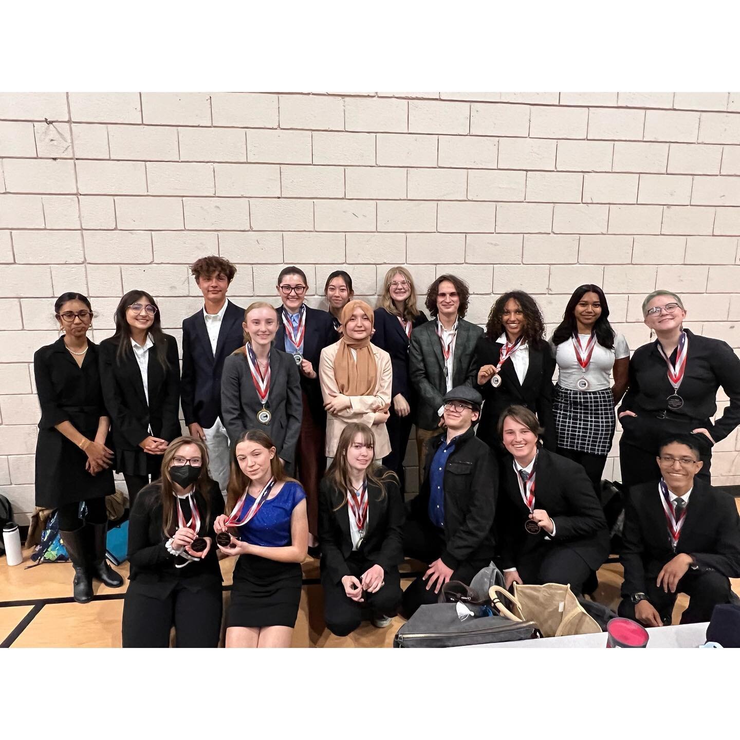 Congratulations to these 18 students for their stellar performance at the Cottonwood Classic a few weeks ago!

We brought home FOUR 1st place finishes (almost half of the events we entered in!) with numerous others placing in the top 3. Swipe to see 