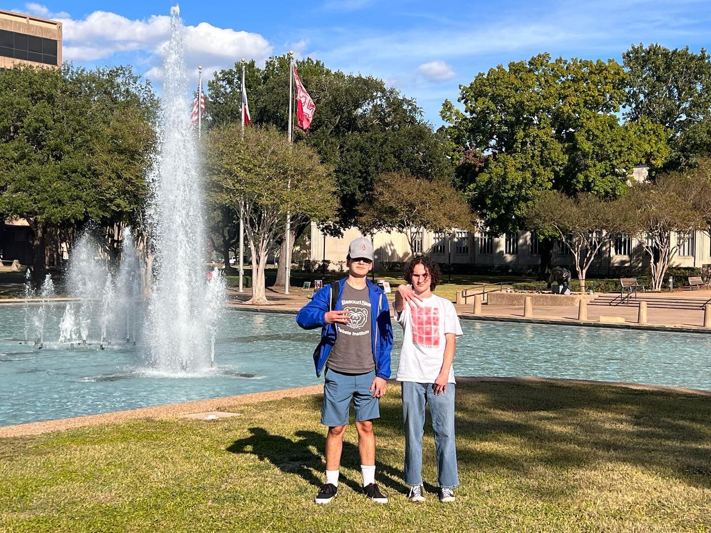 Nat circuit travel is back! Three cheers for our policy debaters for an excellent showing at the University of Houston Cougar Classic last weekend. 

Not pictured: the University&rsquo;s cougar statue whose nose may or may not have gotten picked by a