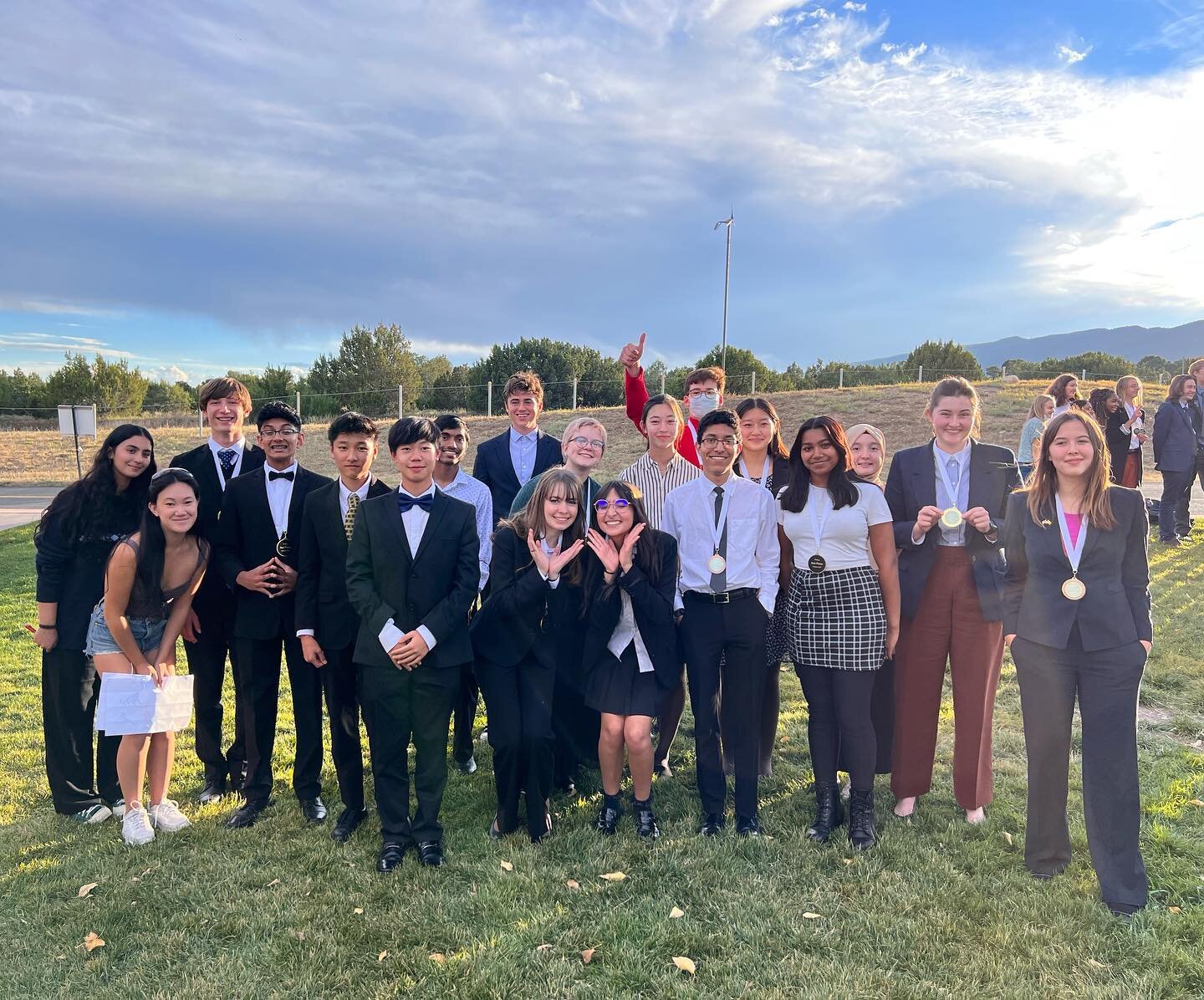 Congrats to all our competitors for their INCREDIBLE showing at the East Mountain Top of the World Invitational on Oct 15th! Our first full in-person tournament was a huge success. 

🥇🥈1st and 2nd in CX
🥇1st place in VLD
🥈2nd place in NLD
🥇1st p