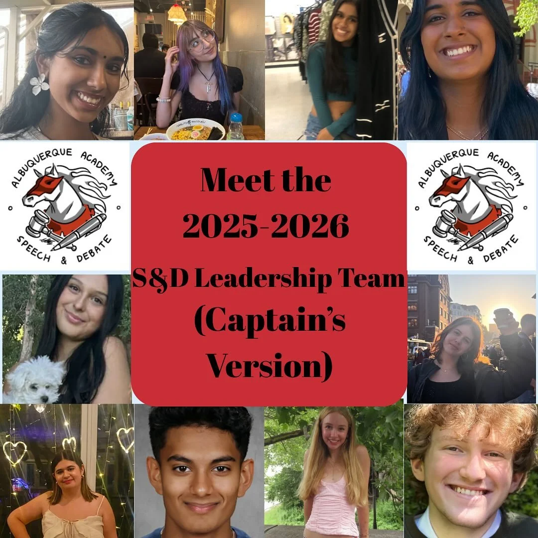 Meet the 2025-2026 AA S&amp;D Captains! Each event captain helps to oversee the development and growth of members in their events and the team as a whole. Read more about them here: https://www.aaspeechanddebate.org/student-leadership