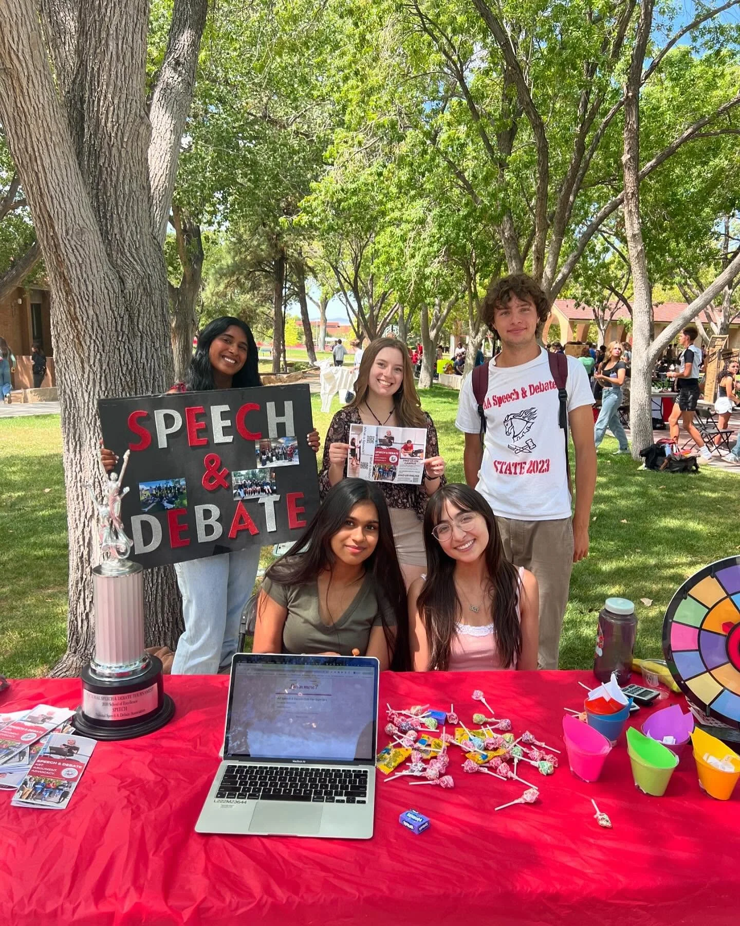 We loved seeing you at Club Fair last Friday! Looks like even teachers might be looking to up their Speech and Debate skills this year&hellip;? Reminder that any new or interested members should come to our info meeting on Thursday 9/5 in Brown 318. 