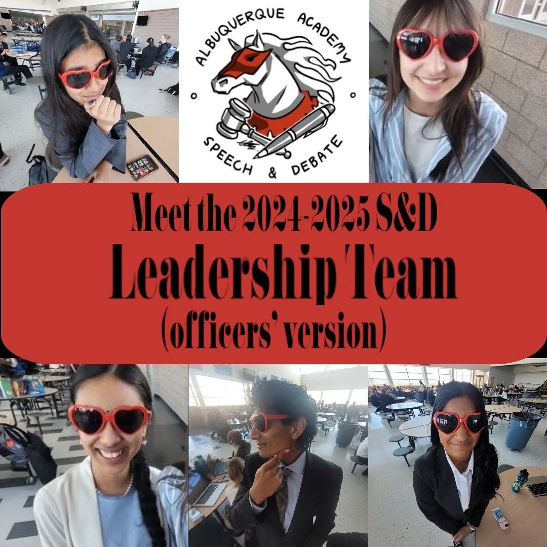 Meet the 2024-2024 AA Speech and Debate Student Officers! Read more about them here:  aaspeechanddebate.org/student-leadership