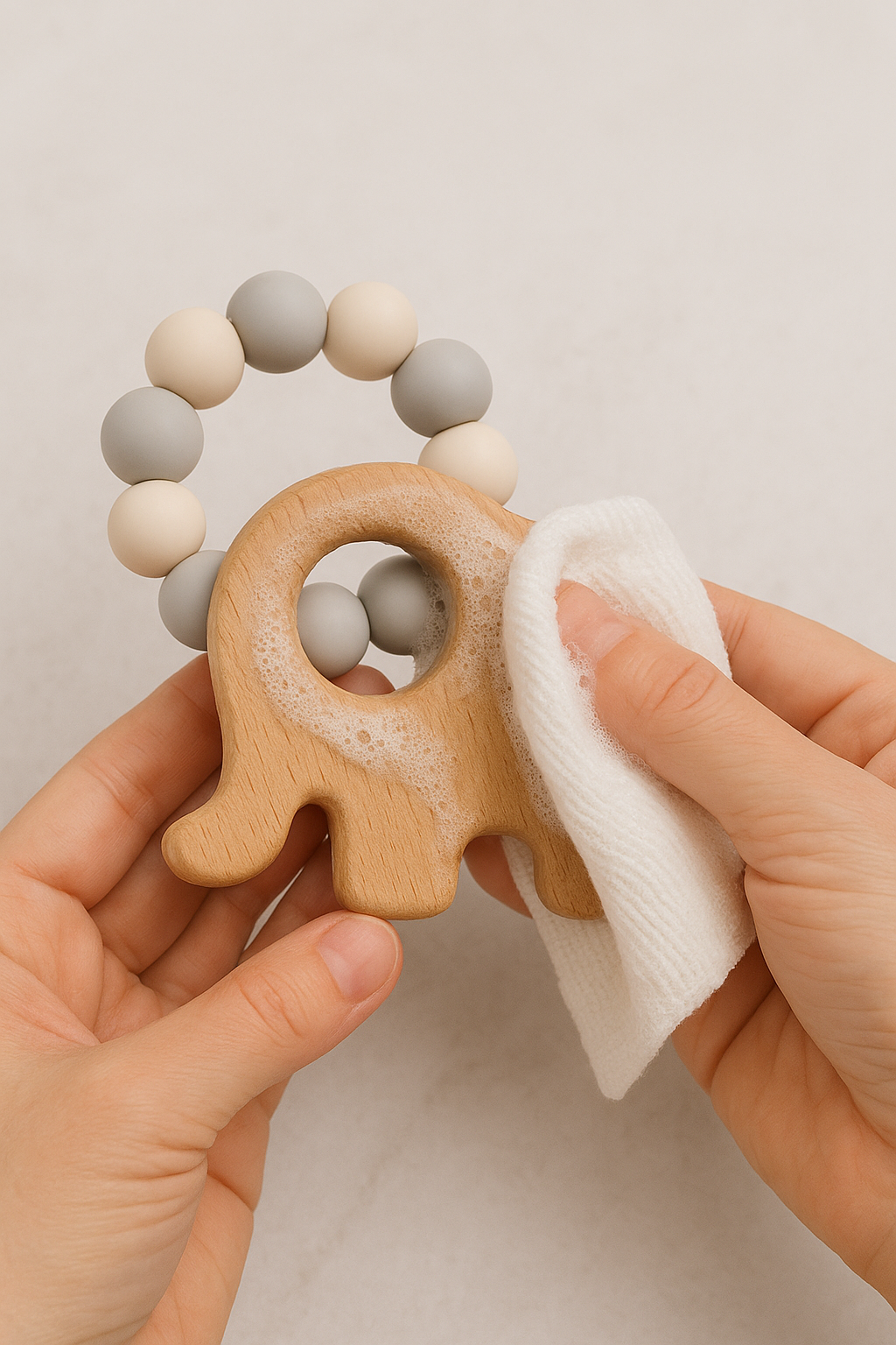 How to clean and care for wooden and silicone toys…