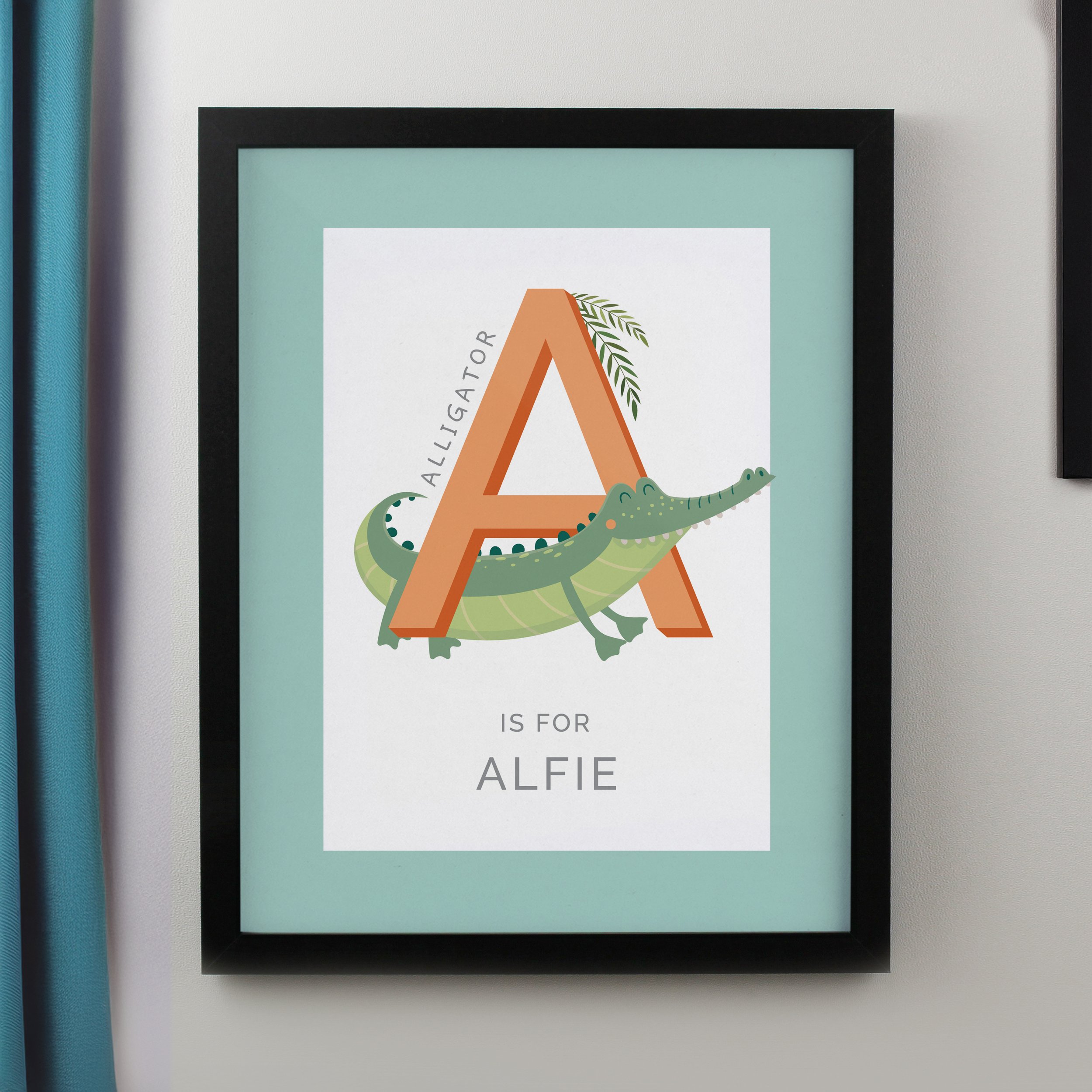 Personalised Nursery Print - Animal Alphabet