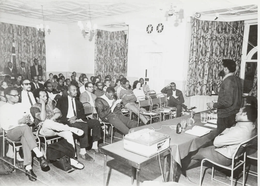 Inside the West Indian Students Centre, a regular venue for CAM forums and events