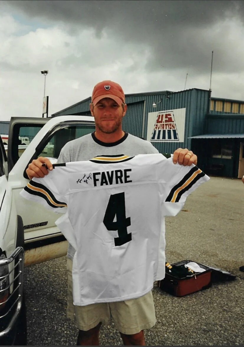 brett favre game worn jersey