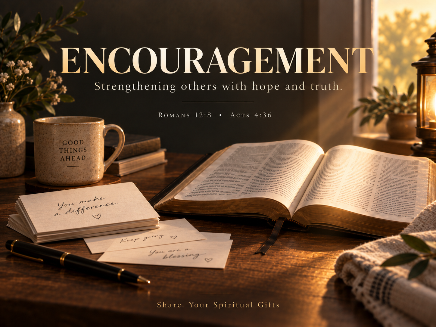 ENCOURAGEMENT