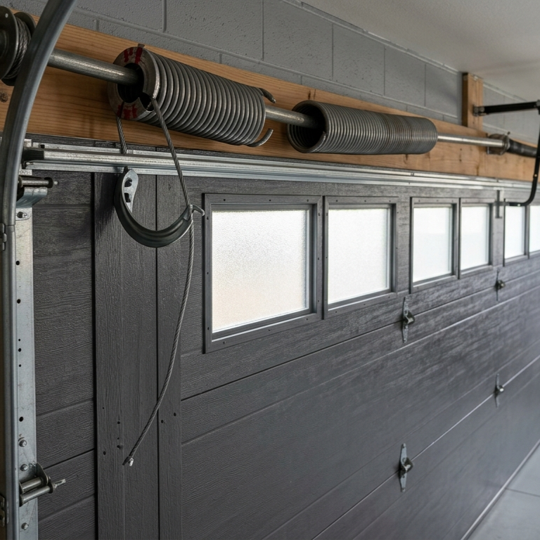 Loud Bang and Now the Garage Door Won't Open? Broken Spring