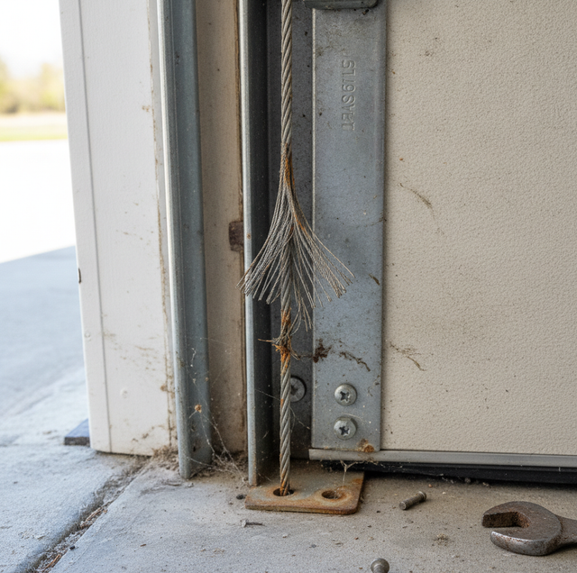 Frayed Garage Door Cable: Is It Safe to Keep Using?