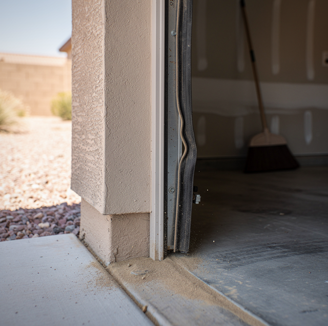 Worn Garage Door Weather Seals: Why Heat and Dust Get In