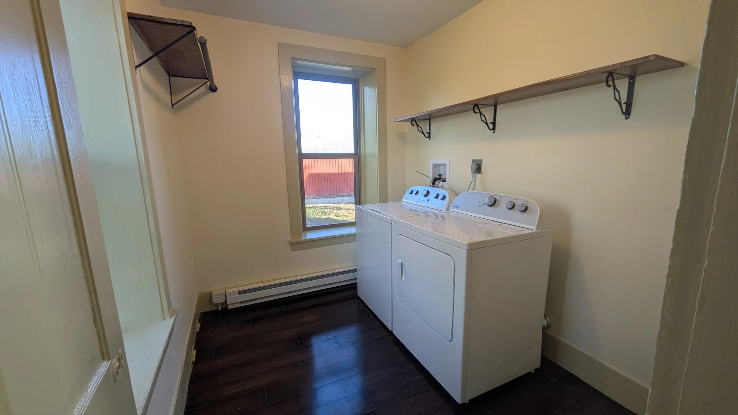 Photo of the downstairs laundry room.