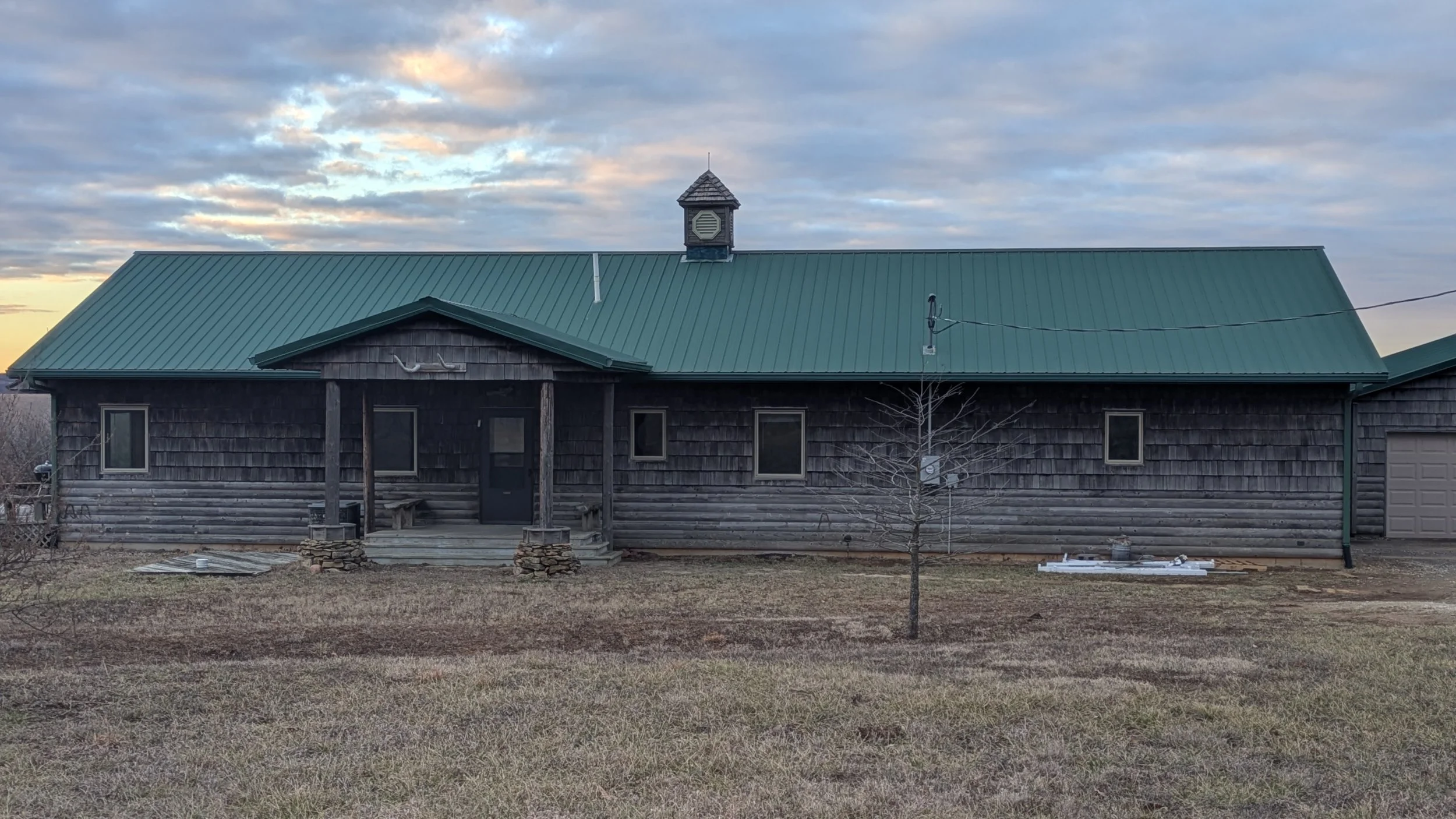 View of the front of the house.