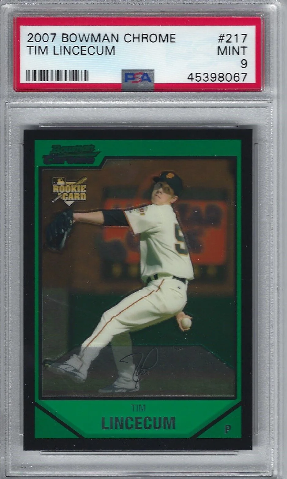 2007 Bowman Chrome Tim Lincecum