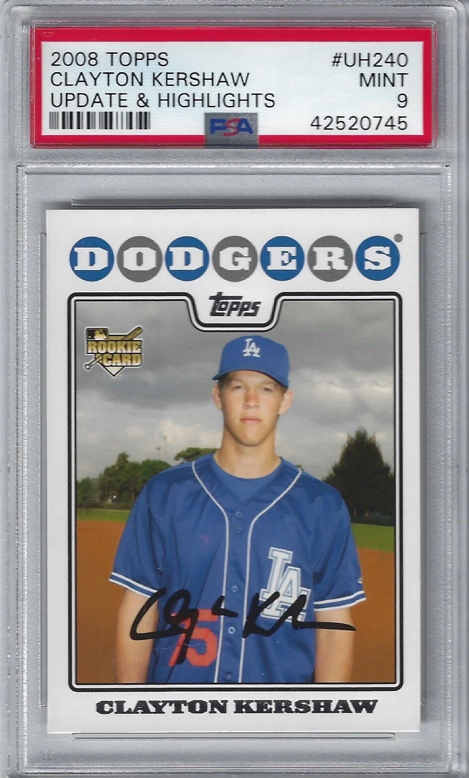 2008 Topps Update Clayton Kershaw