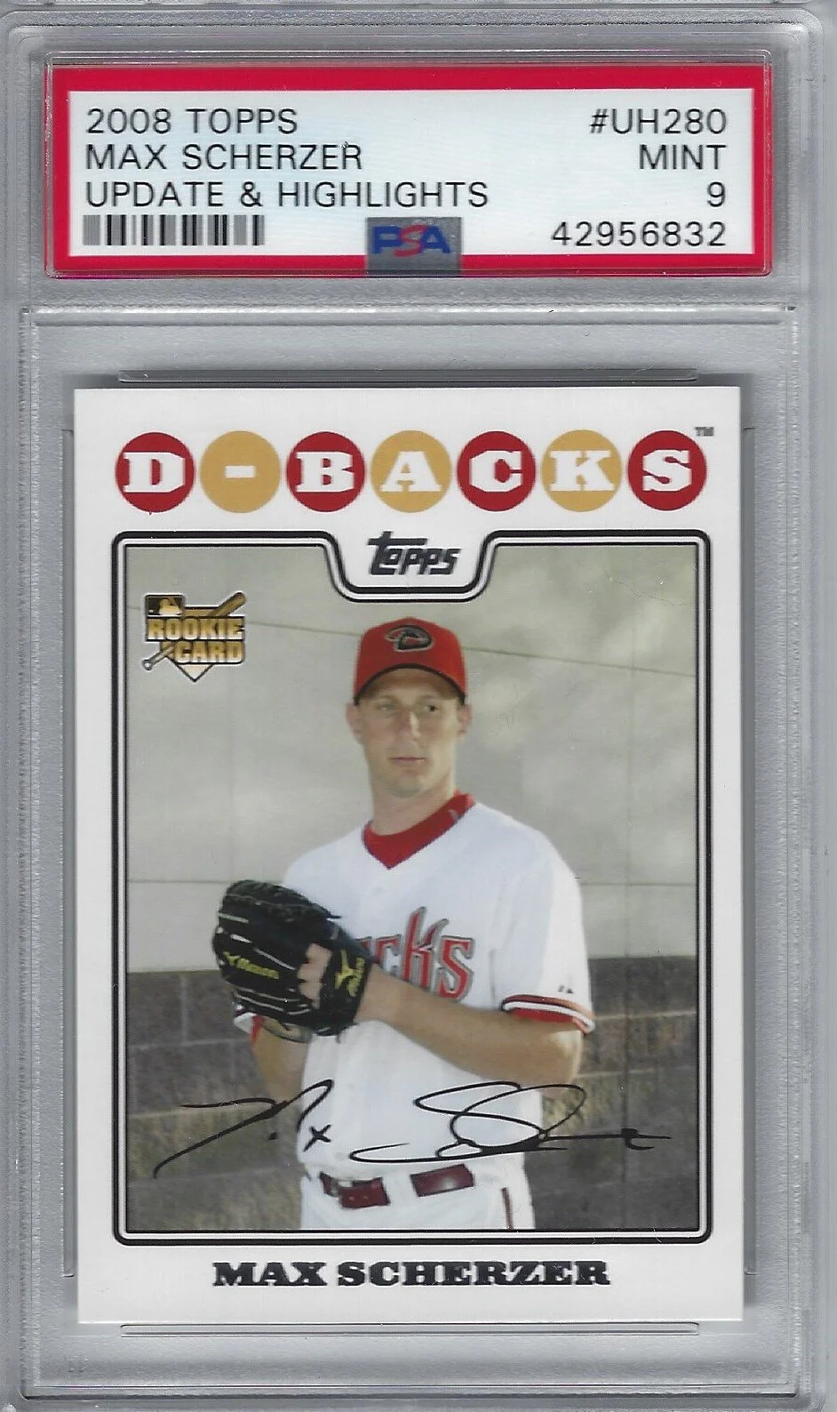 2008 Topps Update Max Scherzer
