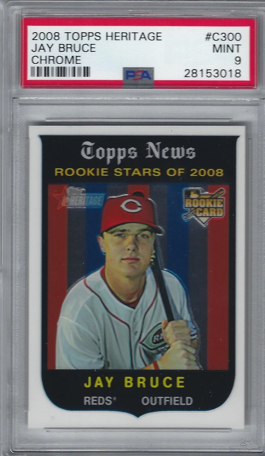 2008 Topps Heritage Chrome Jay Bruce