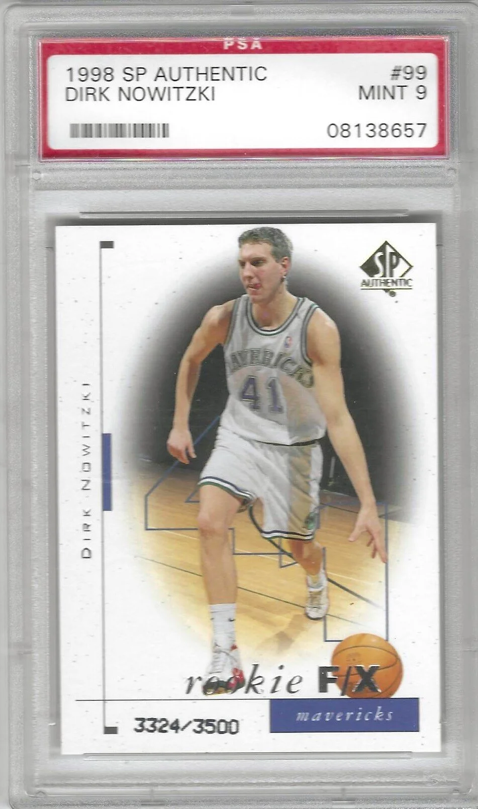 1998 SP Authentic Dirk Nowitzki