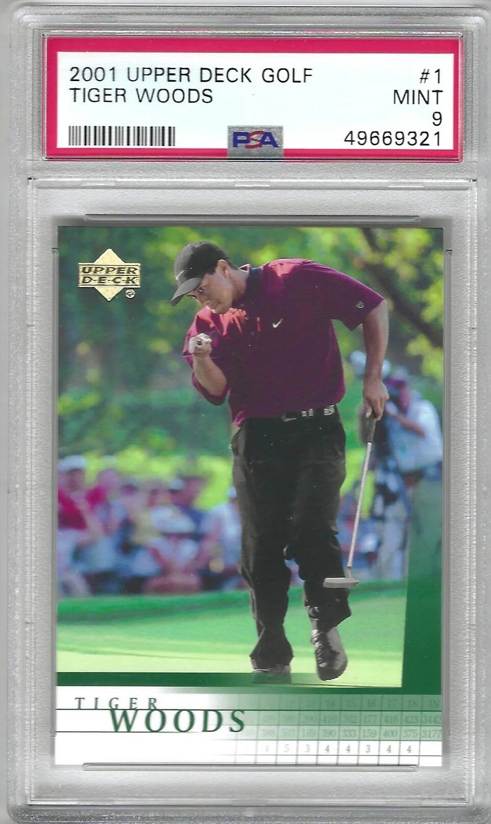 2001 Upper Deck Tiger Woods