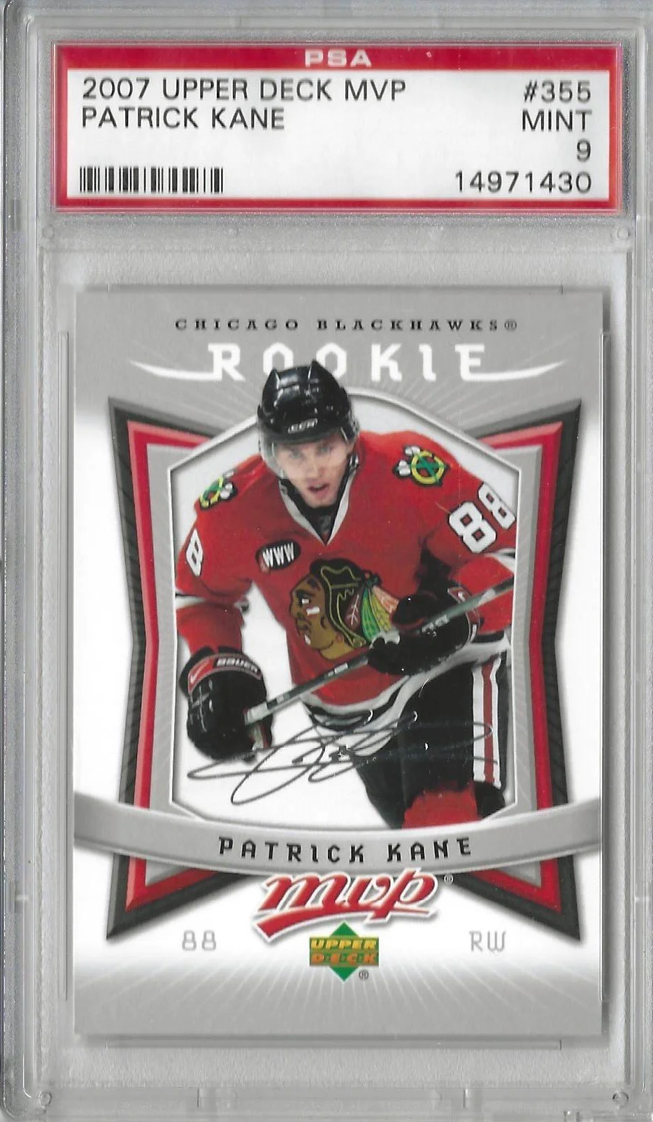 2007 Upper Deck MVP Patrick Kane