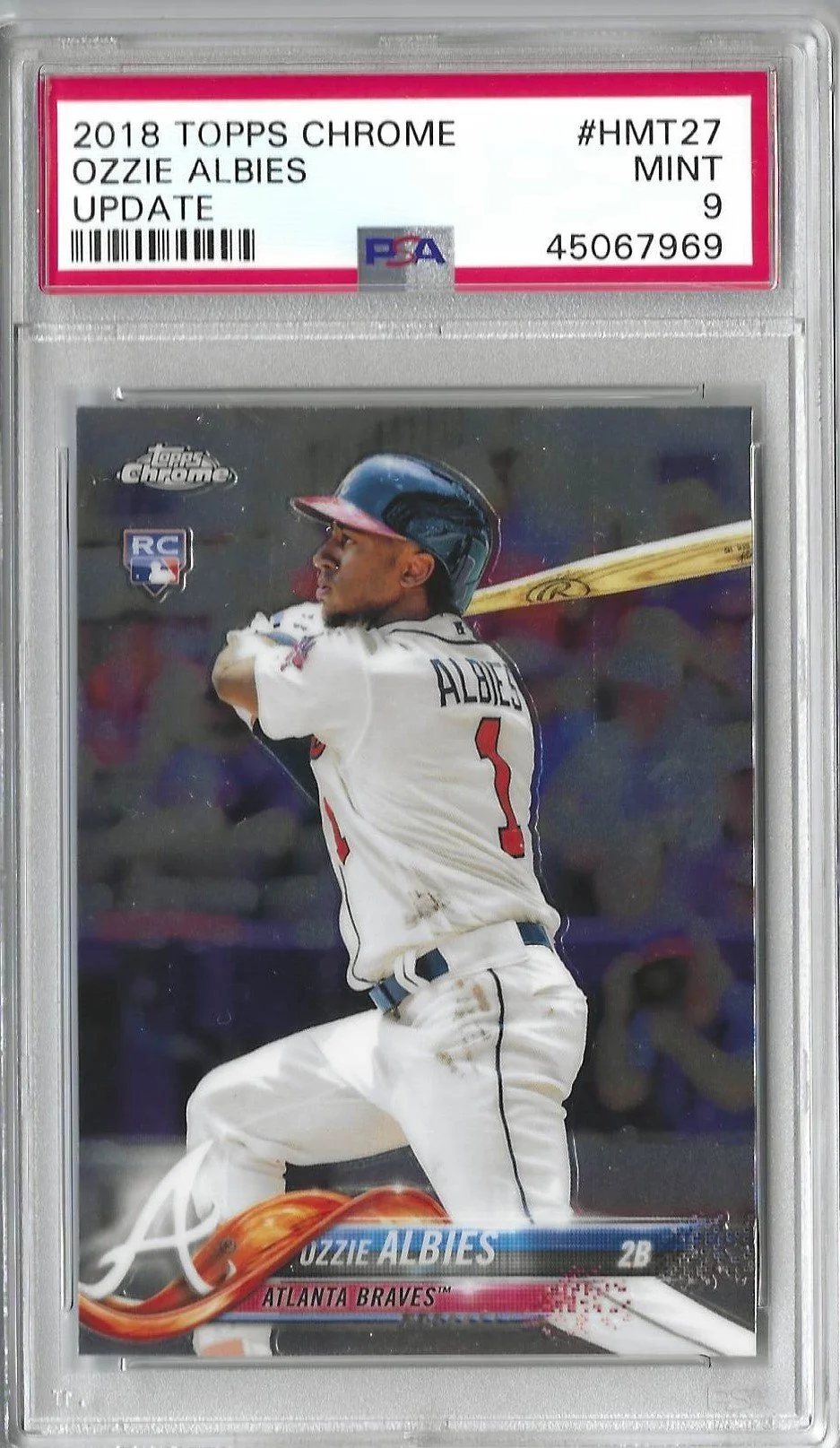 2018 Topps Chrome Update Ozzie Albies