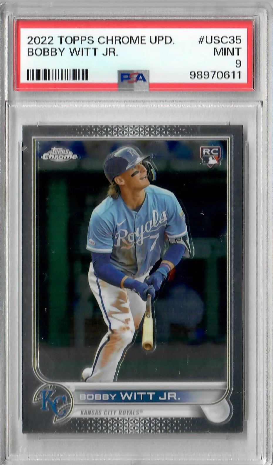 2022 Topps Chrome Update Bobby Witt