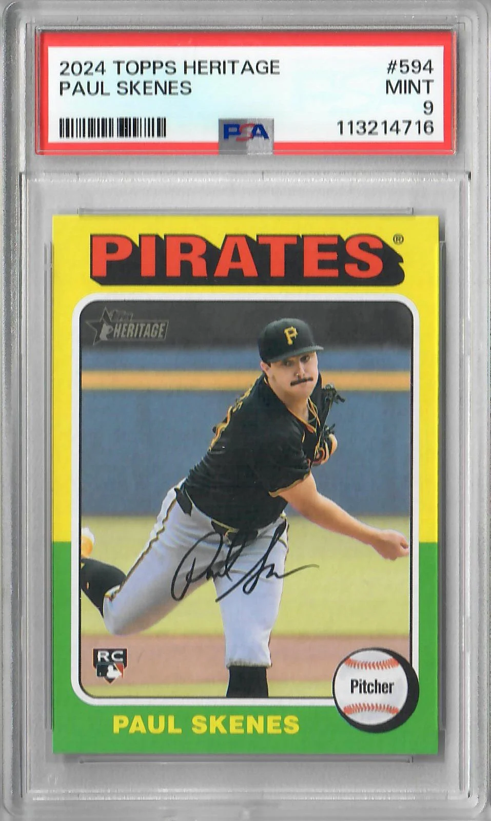 2024 Topps Heritage Paul Skenes