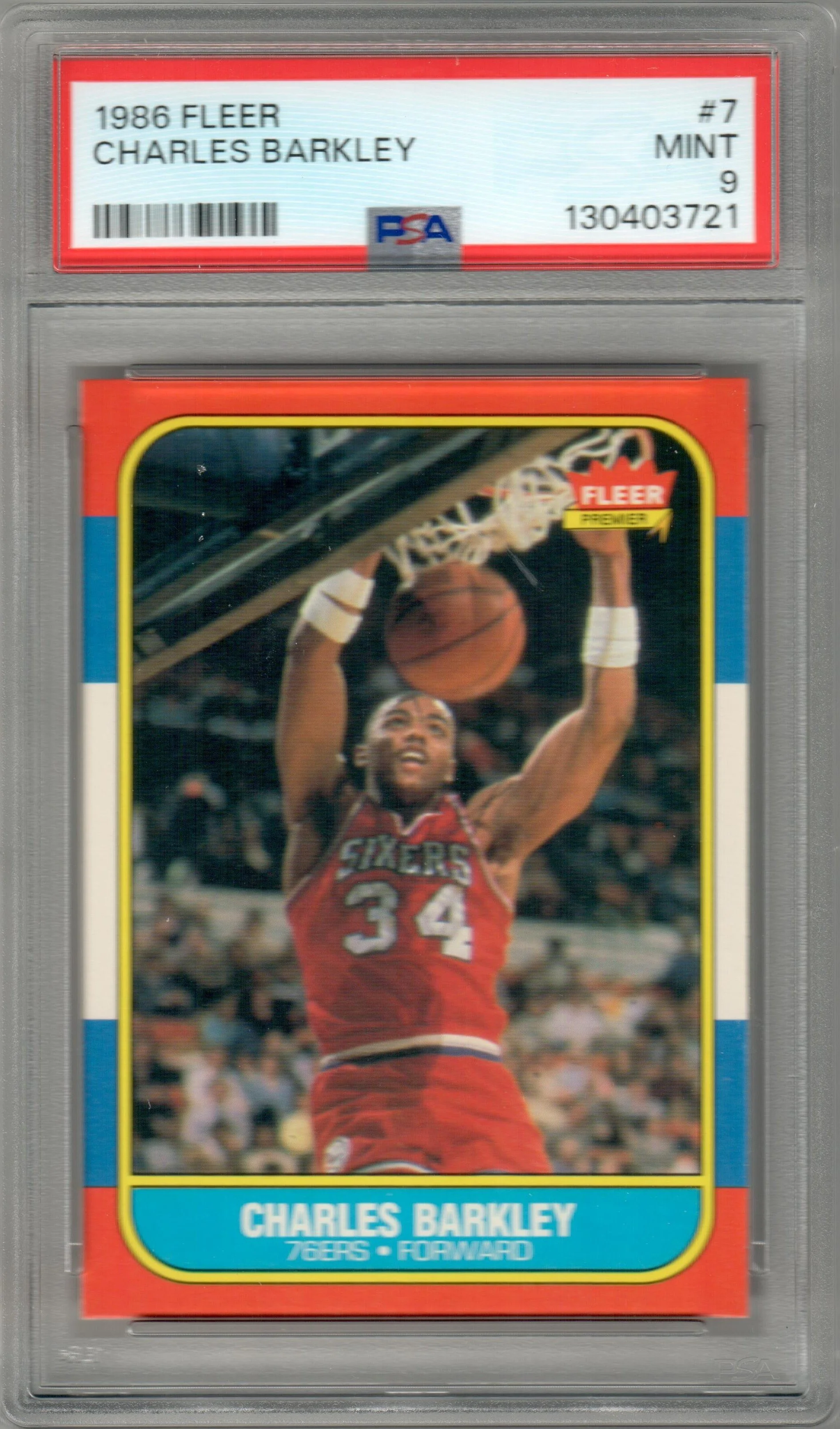 1986 Fleer Charles Barkley