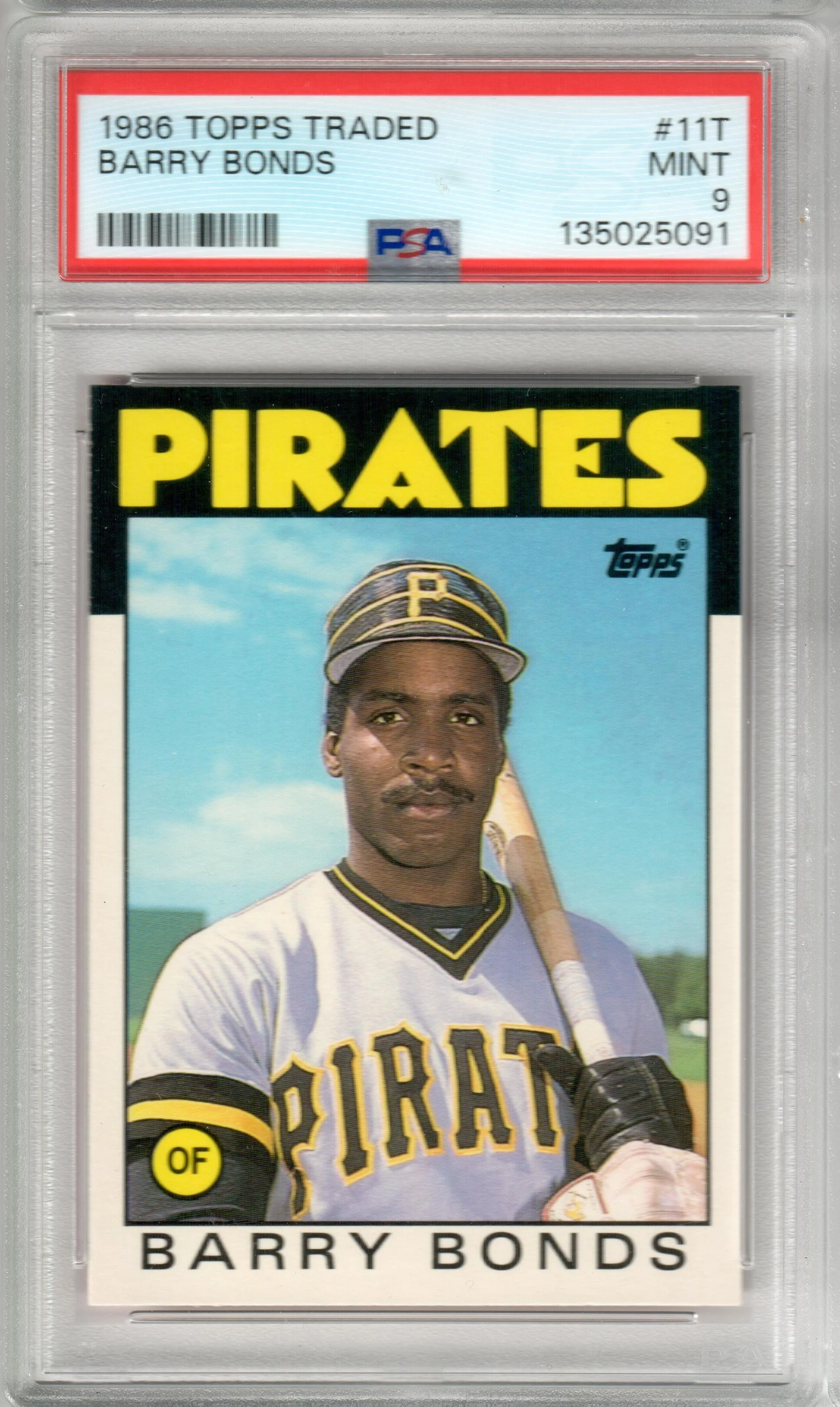 1986 Topps Traded Barry Bonds