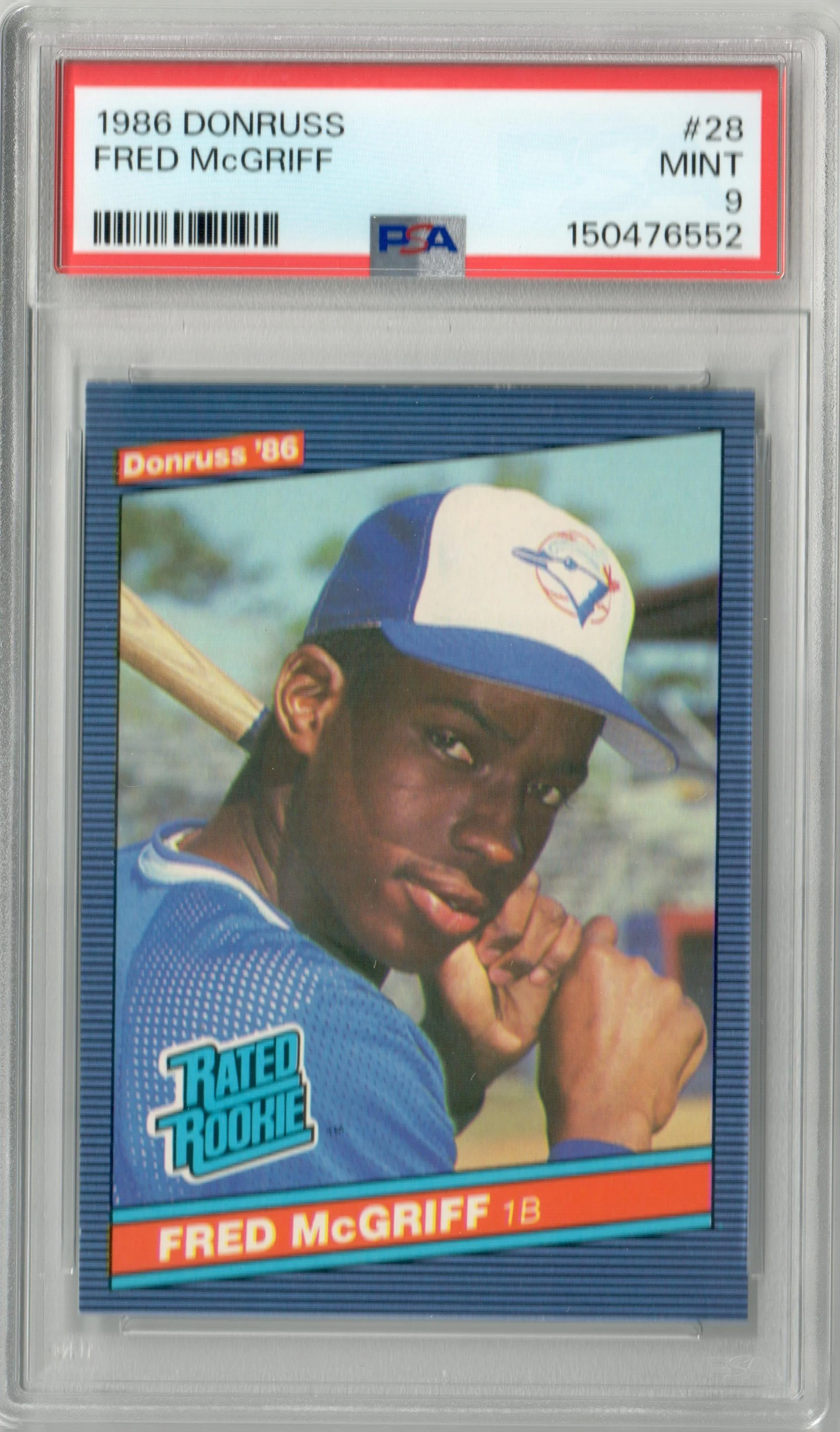 1986 Donruss Fred McGriff
