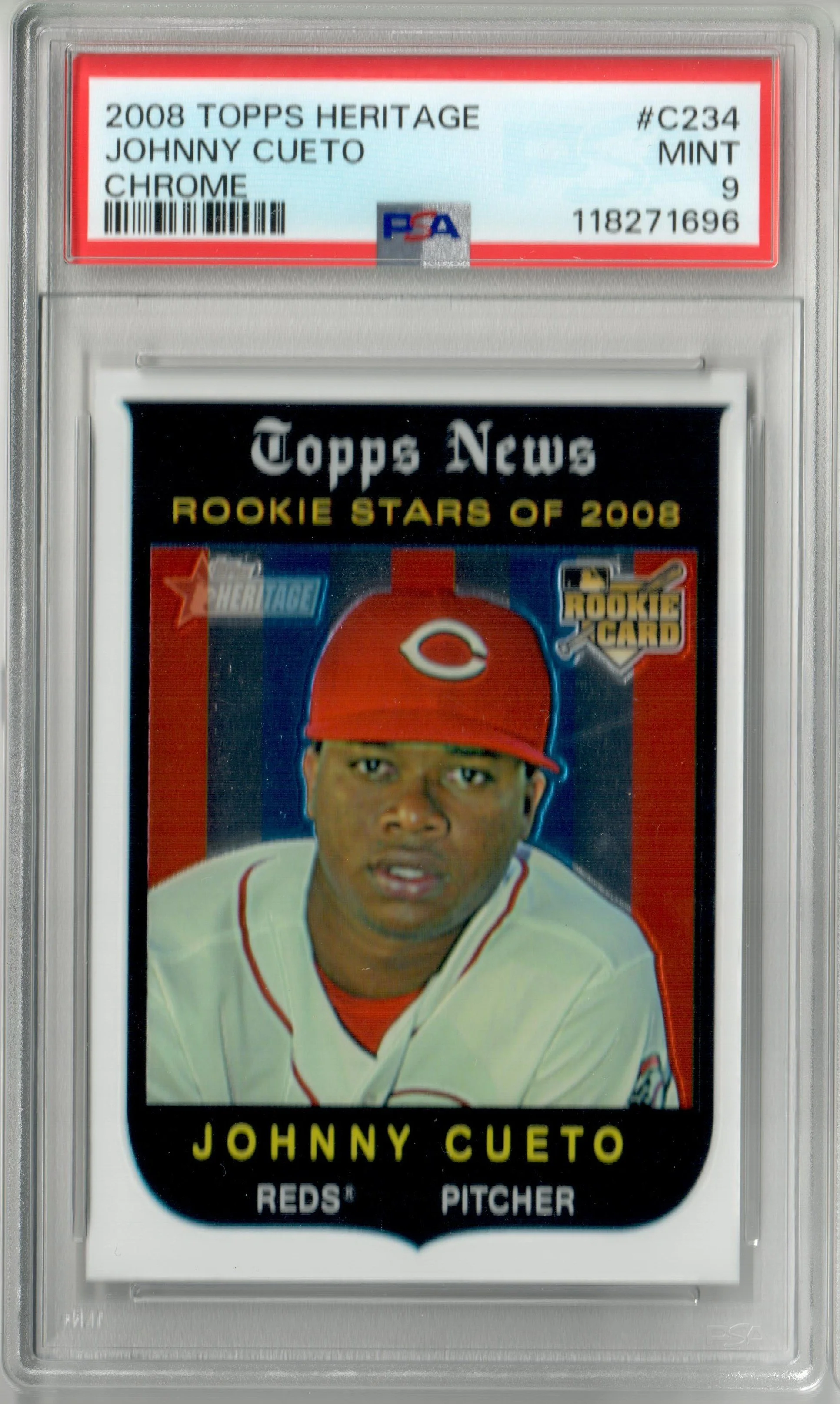 2008 Topps Heritage Johnny Cueto