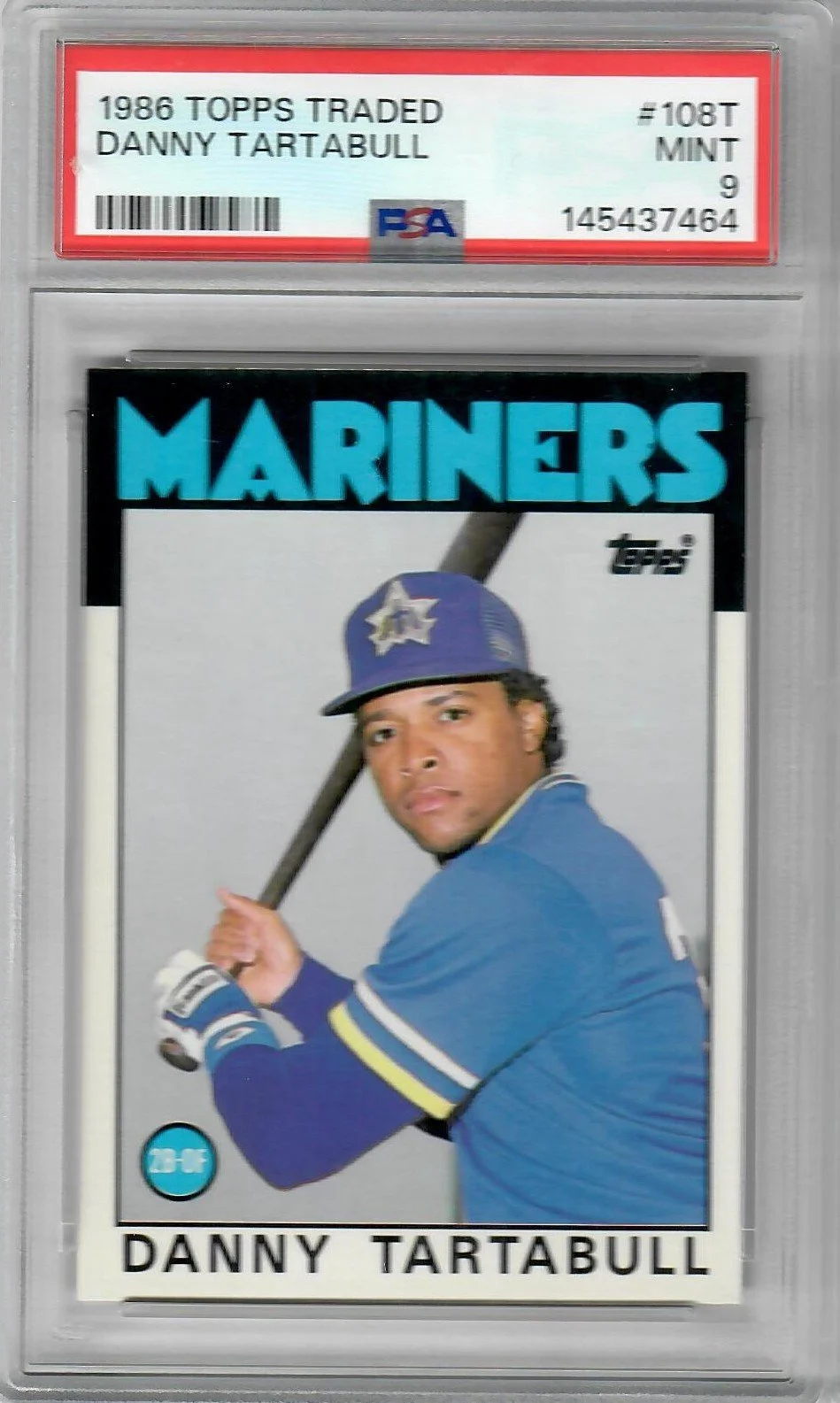 1986 Topps Traded Danny Tartabull