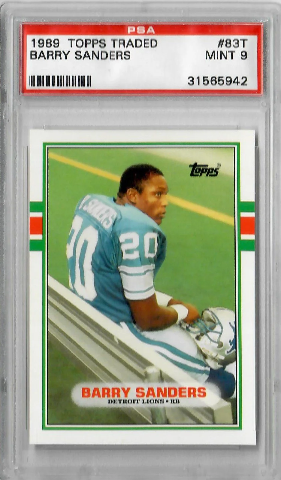 1989 Topps Traded Barry Sanders