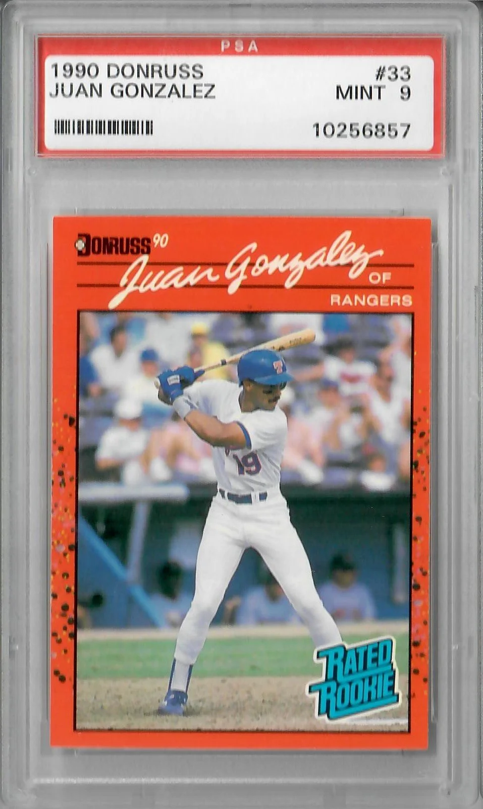 1990 Donruss Juan Gonzalez