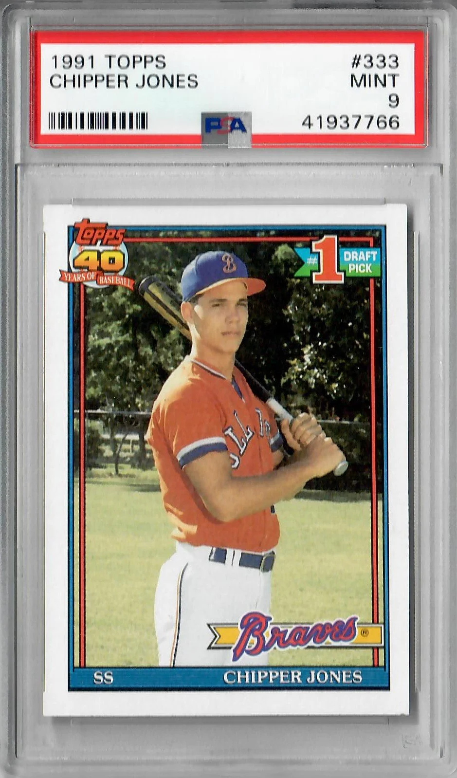 1991 Topps Chipper Jones