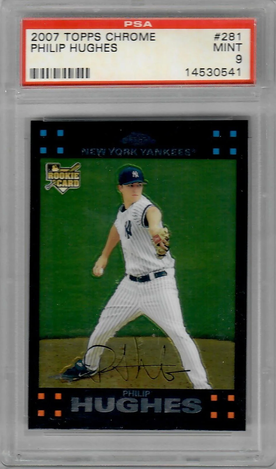  2007 Topps Chrome Phil Hughes 