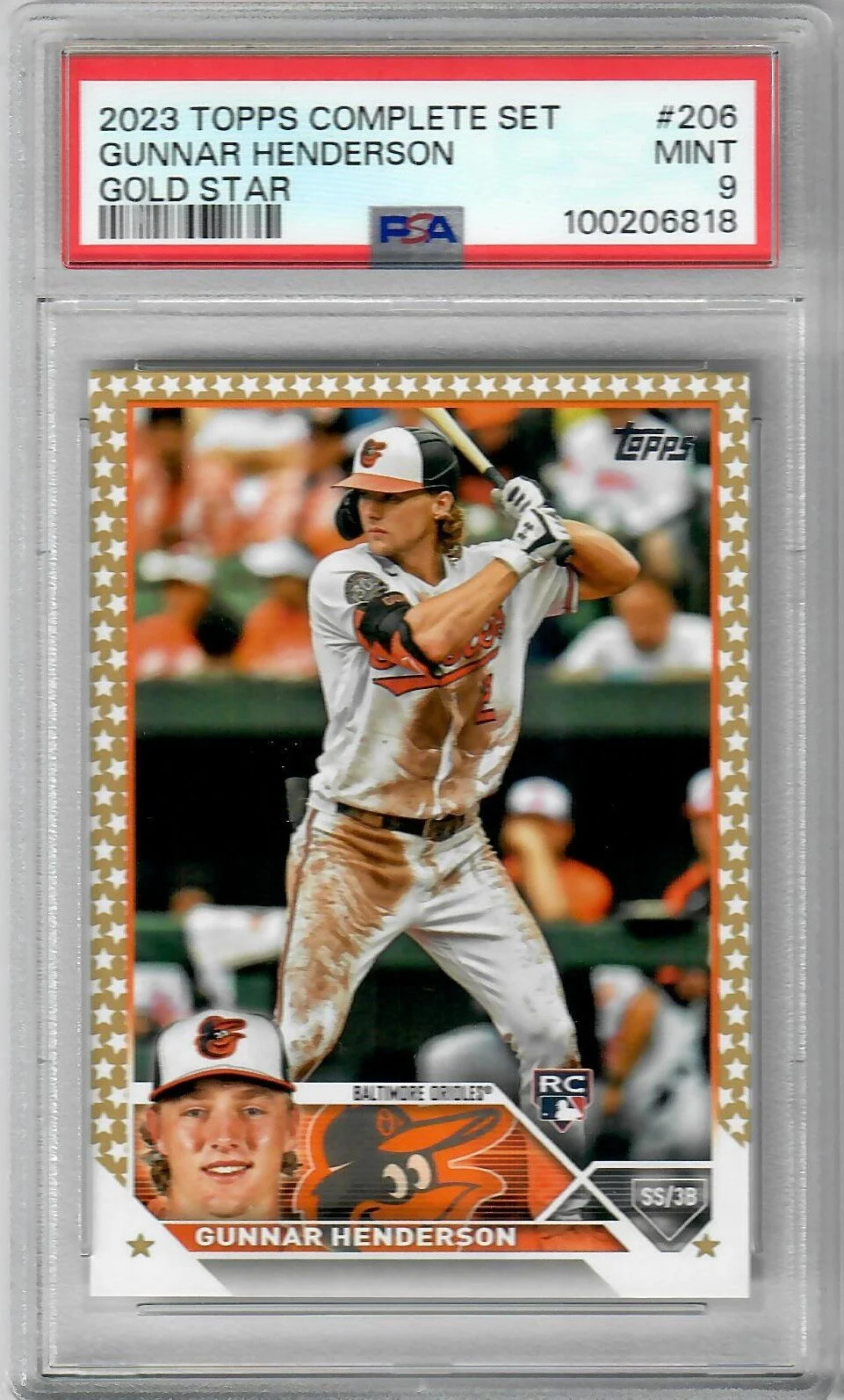 2023 Topps Complete Set Gold Star Gunnar Henderson