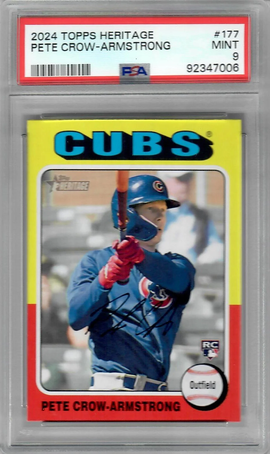 2024 Topps Heritage Pete Crow-Armstrong